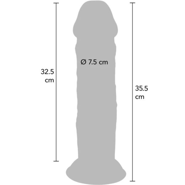 Get Real Deluxe — Thick Dual-Density Dildo 35.5 cm — Dildos — view 2