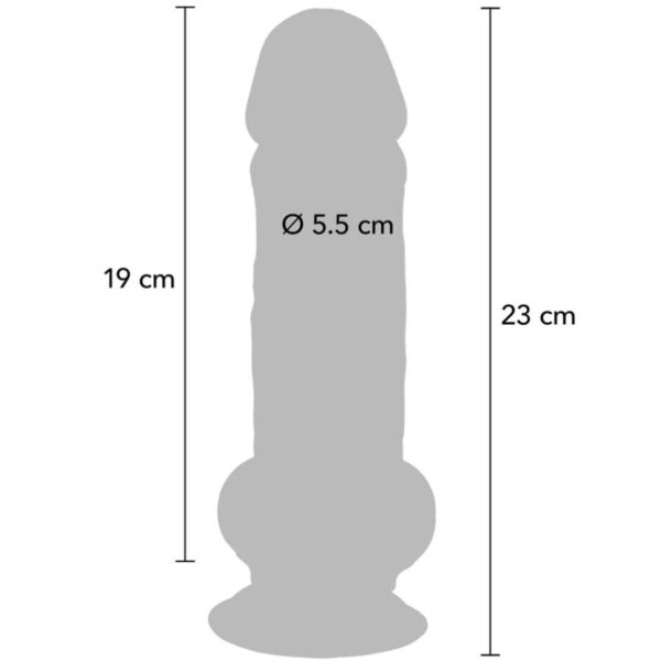 Get Real Deluxe — Thick Dildo with Balls 23 cm — Dildos — view 3