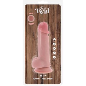 Get Real Deluxe — Thick Dildo with Balls 23 cm — Dildos — view 4