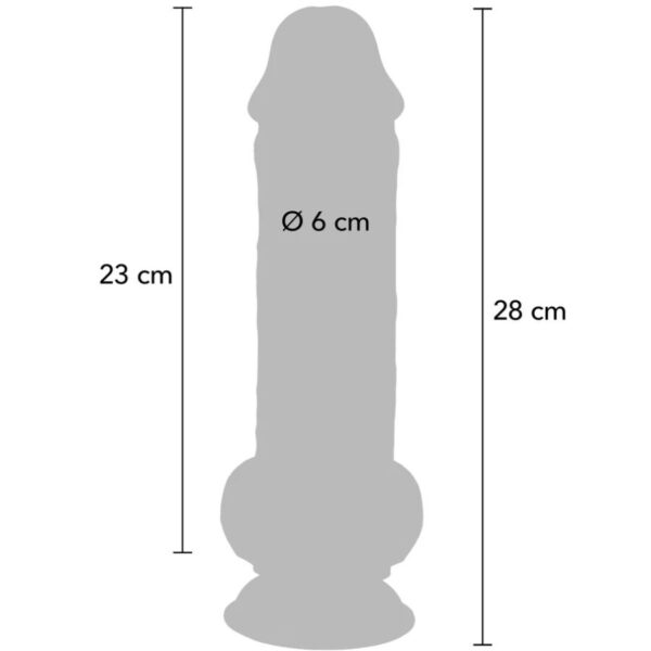 Get Real Deluxe — Thick Dildo with Balls 28 cm — Dildos — view 4