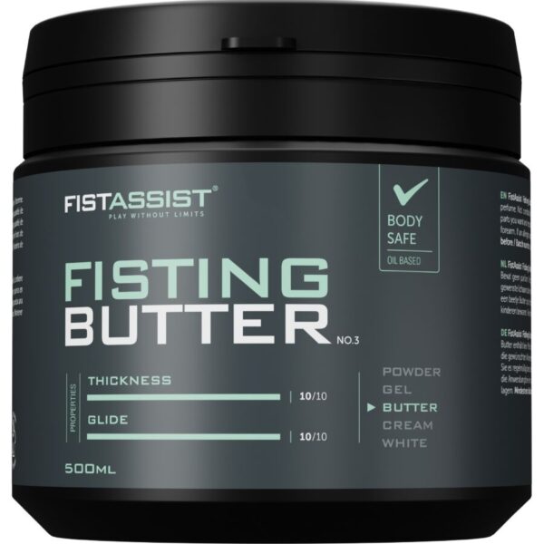 Cobeco Fist Assist Butter — Oil-Based Lubricant, Vegan, 500 ml — Lubes