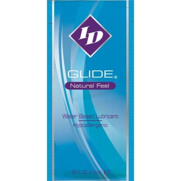 ID Glide — Water-Based Lubricant, 7.5 ml, Natural Feel — Lubes