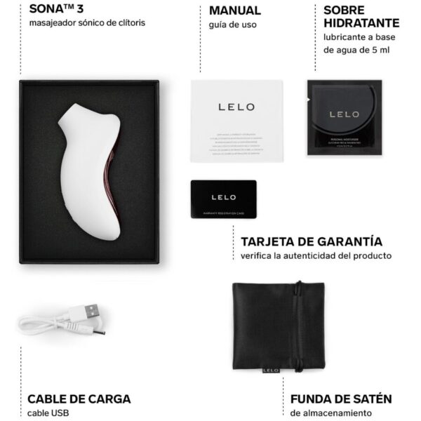 LELO Sona 3 — Clitoral Stimulator, App-Controlled — Air Pulse Vibrators — view 5