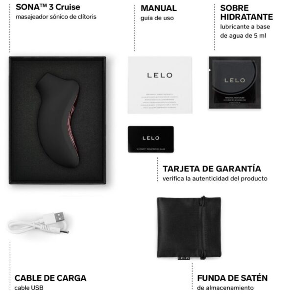 LELO Sona 3 Cruise — Clitoral Stimulator, App-Controlled — Air Pulse Vibrators — view 2
