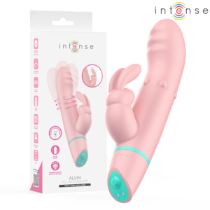 Intense Alvin — Rabbit Vibrator, Rechargeable, Pink — Rabbit Vibrators