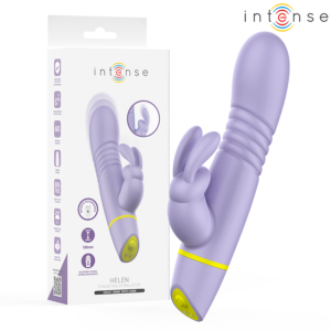 Intense Helen — Thrusting Vibrator, Rechargeable, Lilac — Rabbit Vibrators