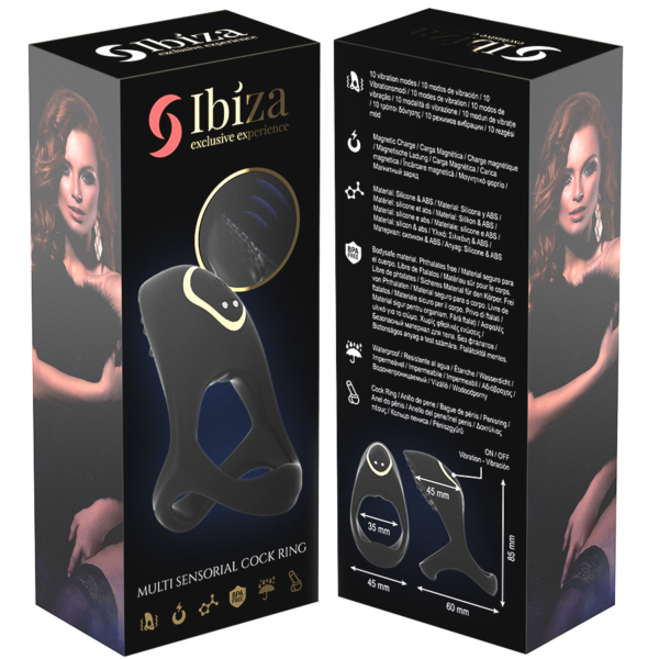 Ibiza Multi Sensorial — Vibrating Cock Ring, Waterproof — Cock Rings — view 8