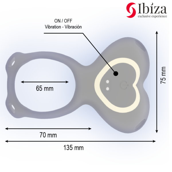 Ibiza Heart — Panty Vibrator, Remote Control — Couples — view 4