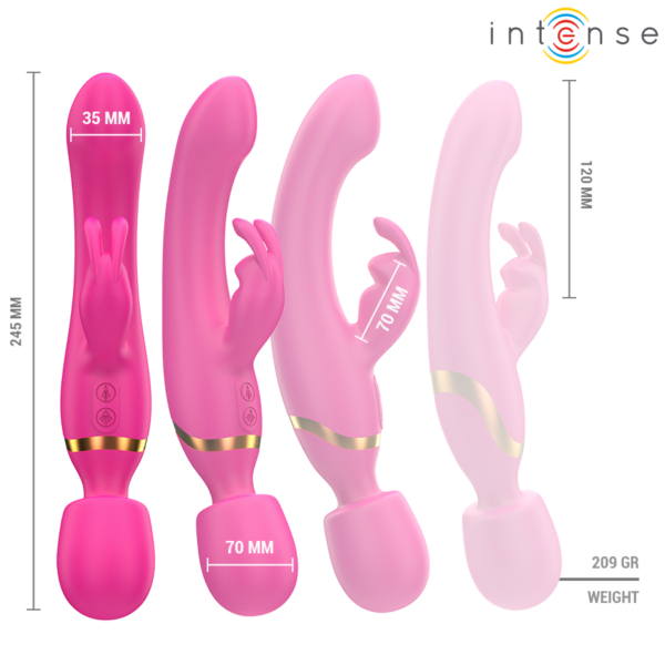 Intense Winona — Rabbit Vibrator, Waterproof, Pink — Rabbit Vibrators — view 8