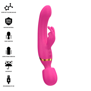 Intense Winona — Rabbit Vibrator, Waterproof, Pink — Rabbit Vibrators — view 2