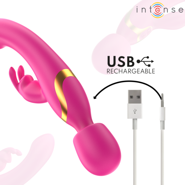 Intense Winona — Rabbit Vibrator, Waterproof, Pink — Rabbit Vibrators — view 9