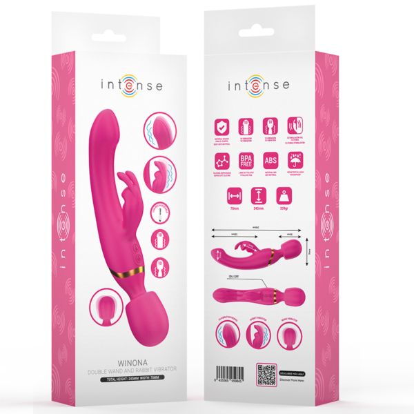 Intense Winona — Rabbit Vibrator, Waterproof, Pink — Rabbit Vibrators — view 4
