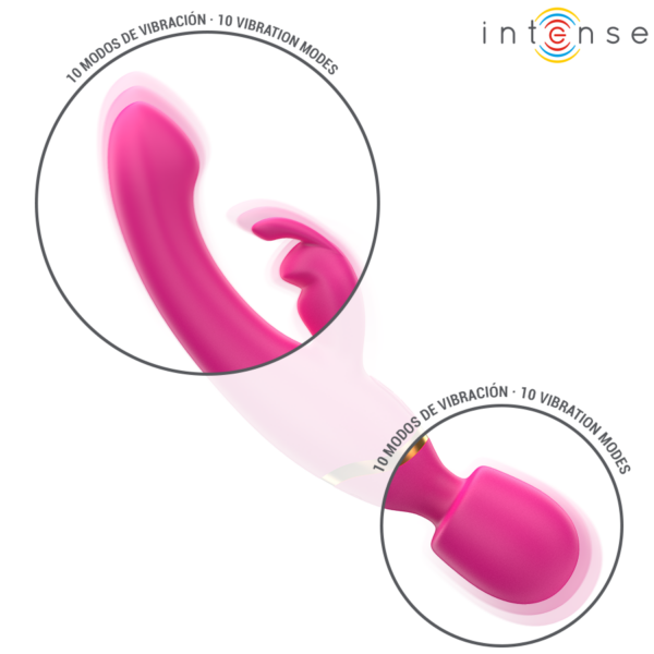 Intense Winona — Rabbit Vibrator, Waterproof, Pink — Rabbit Vibrators — view 5