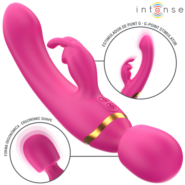 Intense Winona — Rabbit Vibrator, Waterproof, Pink — Rabbit Vibrators — view 3