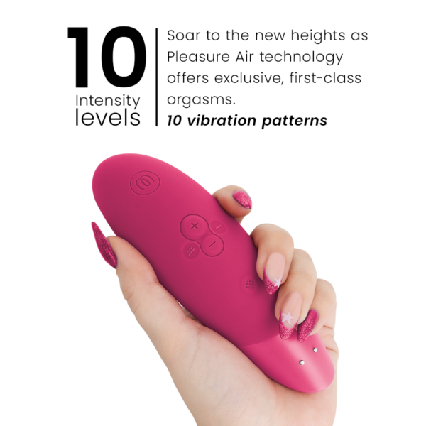 Womanizer Enhance — Air Pulse Stimulator, Waterproof, Pink — Air Pulse Vibrators — view 5
