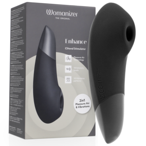 Womanizer Enhance — Air Pulse Stimulator, Waterproof, Black — Air Pulse Vibrators
