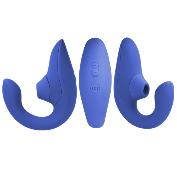 Womanizer Blend — Rabbit Vibrator, Waterproof, Blue — Air Pulse Vibrators — view 2