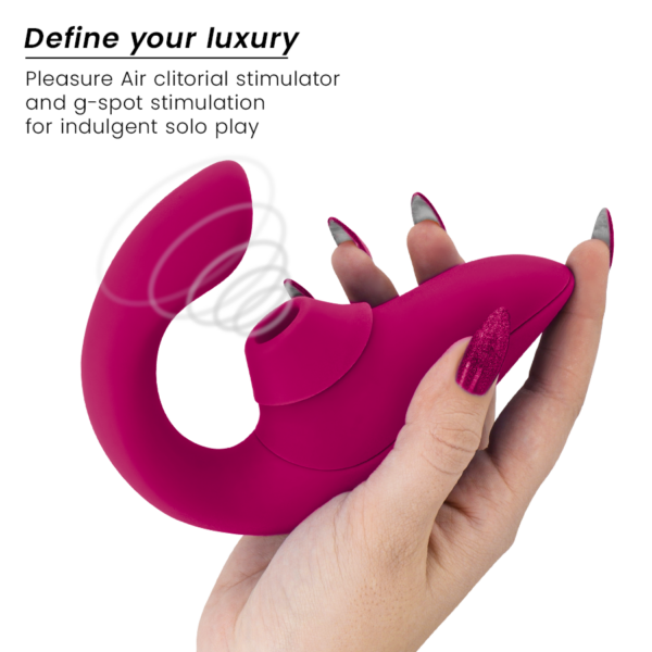 Womanizer Blend — Rabbit Vibrator, Waterproof, Pink — Air Pulse Vibrators — view 3