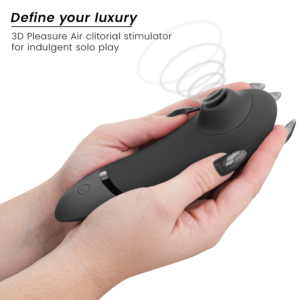 Womanizer Next — Air Pulse Stimulator, Waterproof, Black — Clitoral Stimulators — view 3