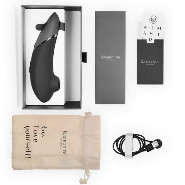 Womanizer Next — Air Pulse Stimulator, Waterproof, Black — Clitoral Stimulators — view 6