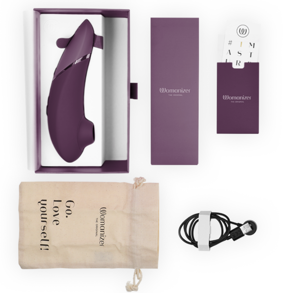 Womanizer Next — Air Pulse Stimulator, Waterproof, Dark Purple — Clitoral Stimulators — view 6