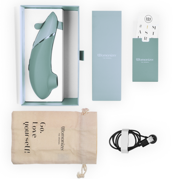 Womanizer Next — Air Pulse Stimulator, Waterproof, Sage — Clitoral Stimulators — view 6