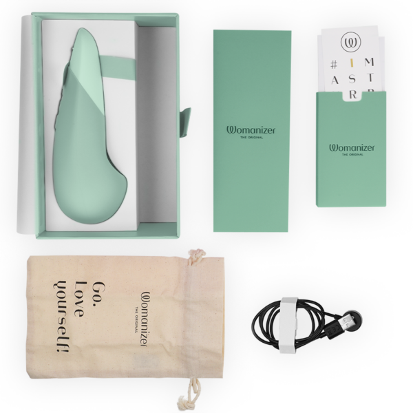 Womanizer Vibe — Lay-On Vibrator, Waterproof, Sage — Clitoral Stimulators — view 6
