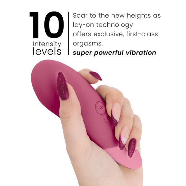 Womanizer Vibe — Lay-On Vibrator, Waterproof, Dusky Pink — Clitoral Stimulators — view 5
