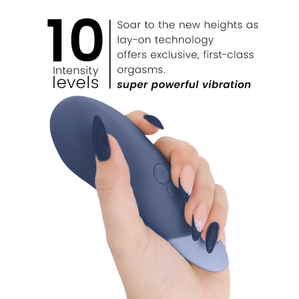 Womanizer Vibe — Lay-On Vibrator, Waterproof, Dark Blue — Clitoral Stimulators — view 5