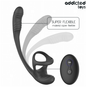 Addicted Toys 360 Waving — Prostate Vibrator, Black — Anal — view 3