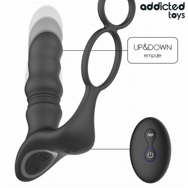 Addicted Toys Up and Down — Prostate Vibrator, Cock Ring — Anal — view 5