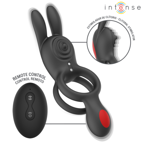 Intense Quinn — Vibrating Cock Ring, Remote Control — Cock Rings — view 5