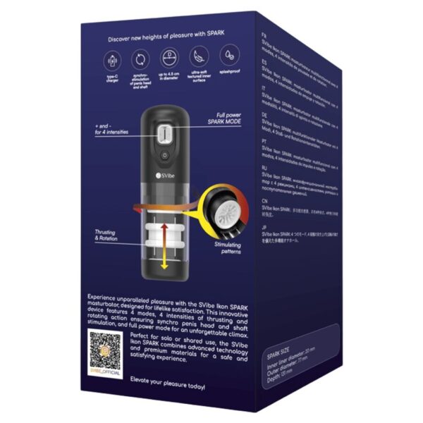 Snail Vibe Ikon Spark — Automatic Masturbator, Rechargeable — Automatic Masturbators — view 2
