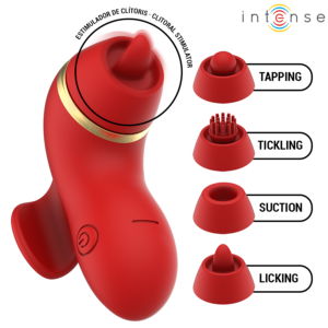 Intense Patty — Clitoral Vibrator, Rechargeable, Red — Clitoral Stimulators — view 2