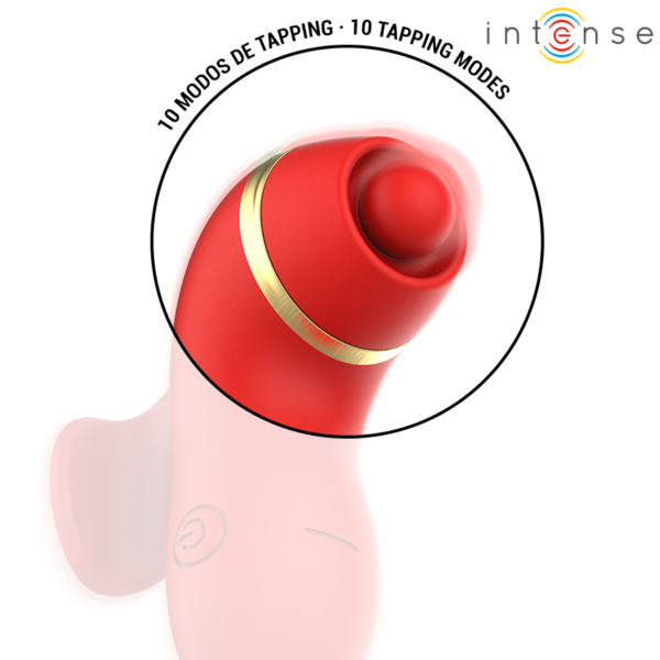 Intense Patty — Clitoral Vibrator, Rechargeable, Red — Clitoral Stimulators — view 5