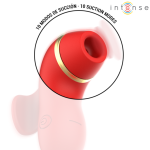 Intense Patty — Clitoral Vibrator, Rechargeable, Red — Clitoral Stimulators — view 4