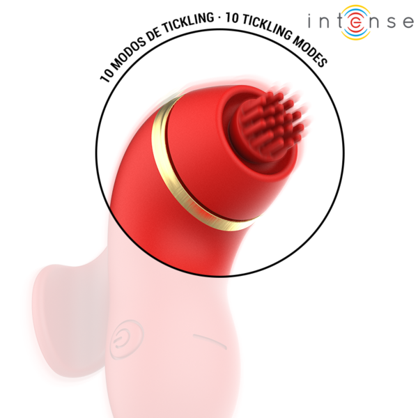 Intense Patty — Clitoral Vibrator, Rechargeable, Red — Clitoral Stimulators — view 7
