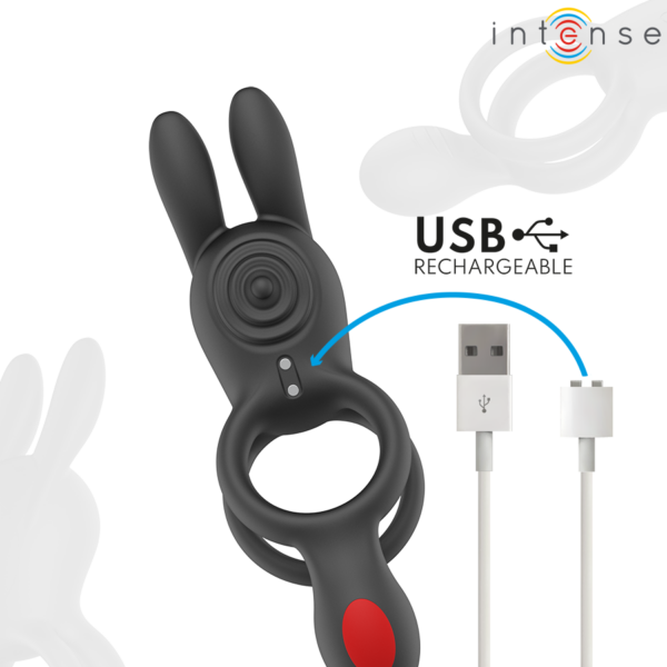 Intense Quinn — Vibrating Cock Ring, Remote Control — Cock Rings — view 8
