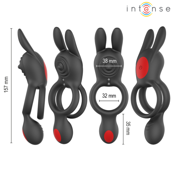 Intense Quinn — Vibrating Cock Ring, Remote Control — Cock Rings — view 7