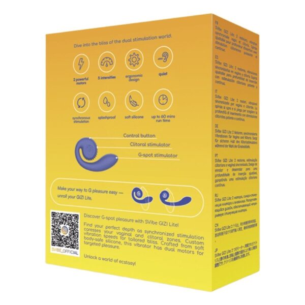 Snail Vibe Gizi Lite — G-Spot Vibrator, Silicone, Purple — G-Spot Vibrators — view 4