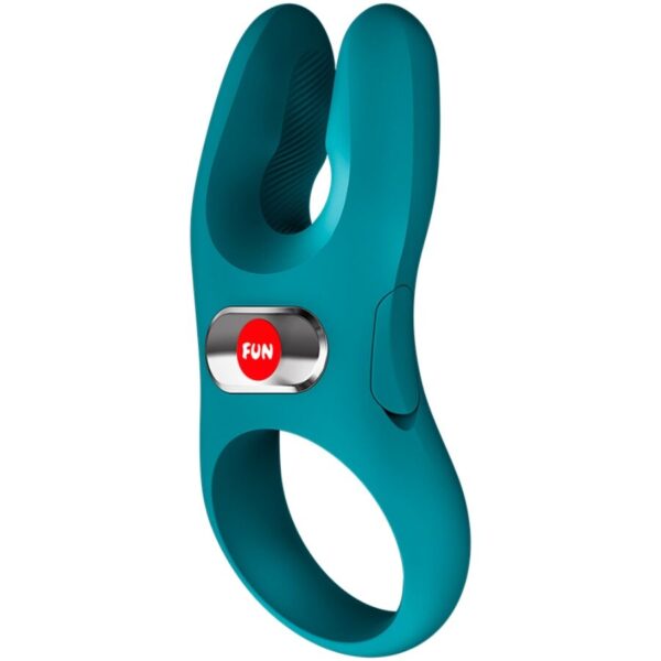 Fun Factory Nos Pro — Vibrating Cock Ring, Silicone, Bottle Green — Cock Rings