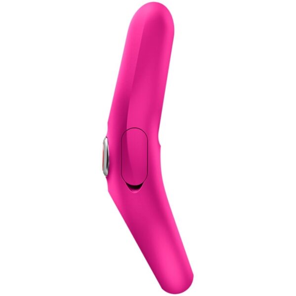Fun Factory Nos Pro — Vibrating Cock Ring, Silicone, Magenta — Cock Rings — view 3
