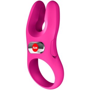 Fun Factory Nos Pro — Vibrating Cock Ring, Silicone, Magenta — Cock Rings