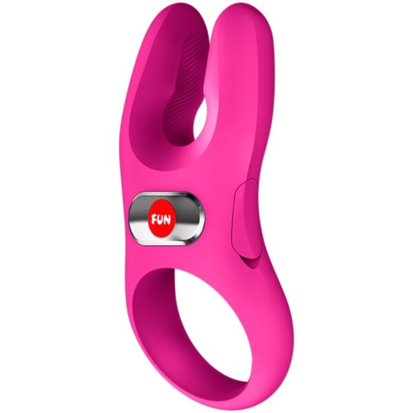 Fun Factory Nos Pro — Vibrating Cock Ring, Silicone, Magenta — Cock Rings