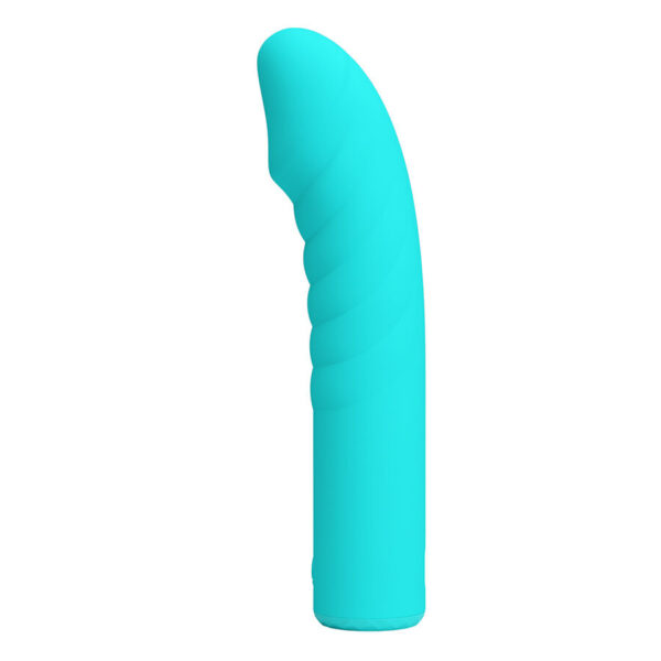 Pretty Love Rylan — G-Spot Vibrator, Ribbed, Blue — G-Spot Vibrators