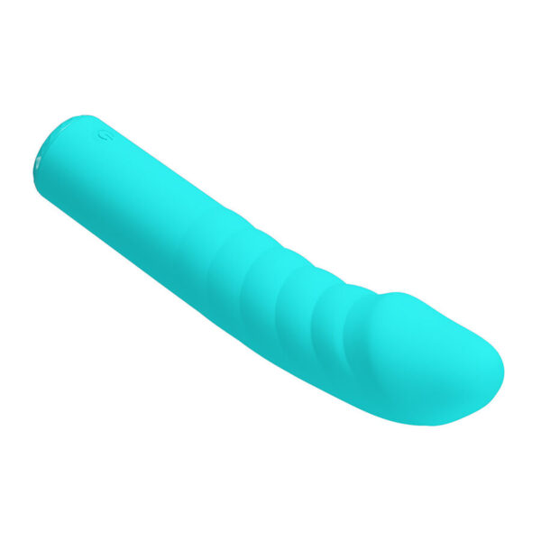Pretty Love Rylan — G-Spot Vibrator, Ribbed, Blue — G-Spot Vibrators — view 3