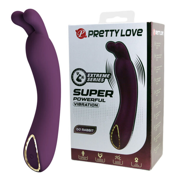 Pretty Love DJ Rabbit — G-Spot Vibrator, Rechargeable, Purple — G-Spot Vibrators — view 10
