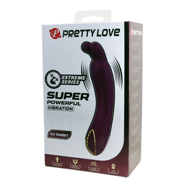 Pretty Love DJ Rabbit — G-Spot Vibrator, Rechargeable, Purple — G-Spot Vibrators — view 6