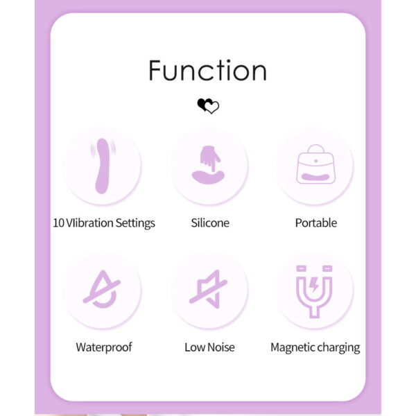 Pretty Love DJ Rabbit — G-Spot Vibrator, Rechargeable, Purple — G-Spot Vibrators — view 7