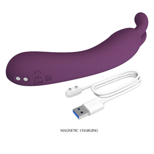 Pretty Love DJ Rabbit — G-Spot Vibrator, Rechargeable, Purple — G-Spot Vibrators — view 9